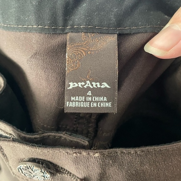 prAna Espresso Nylon Straight Leg Pants Size 4 - Picture 7 of 10